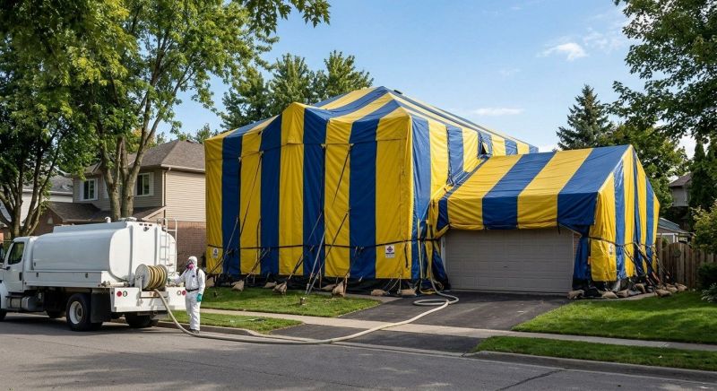 Tent Fumigation in Fredericksburg, VA